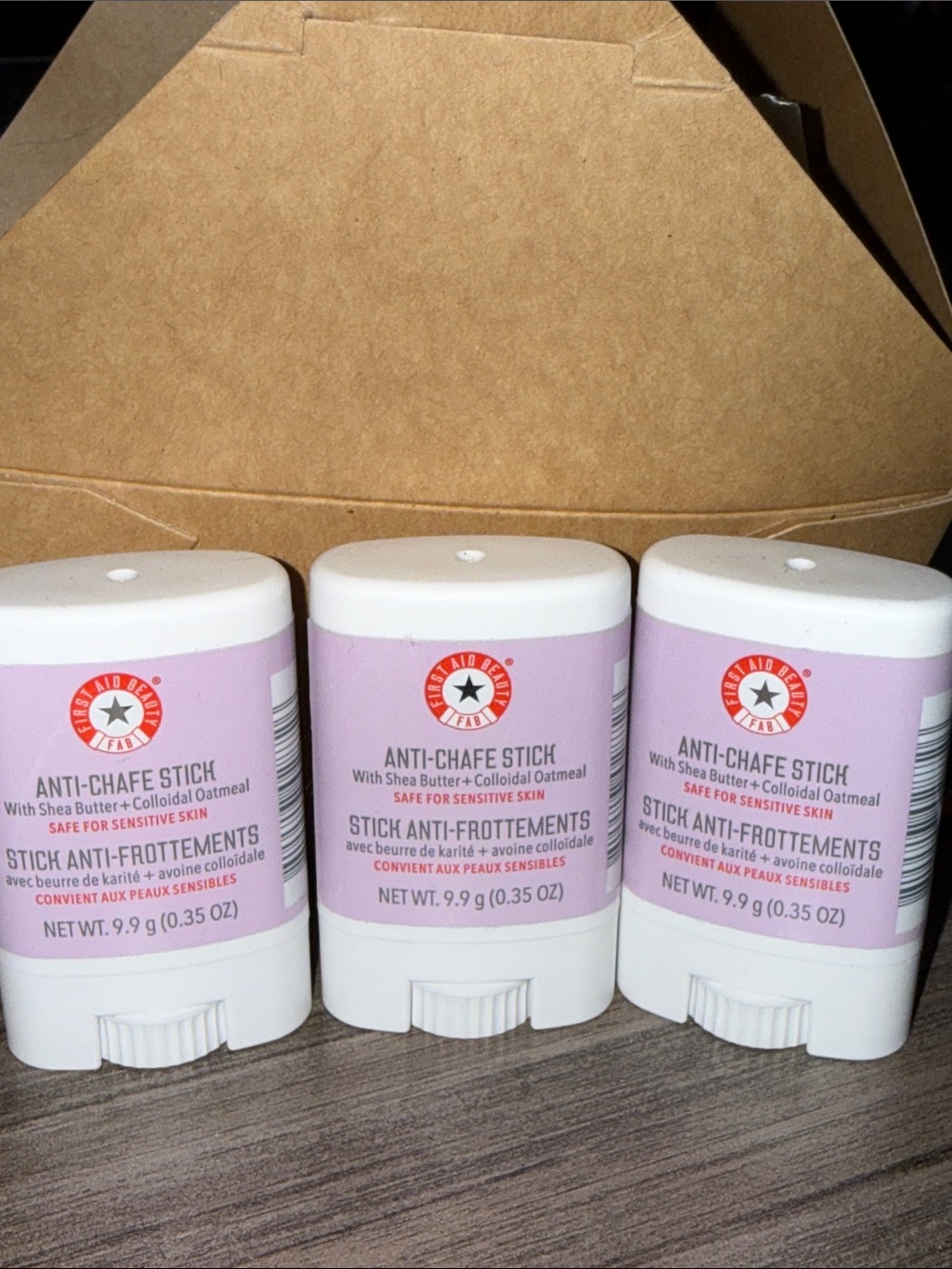 ✨Bundle of 3✨First Aid Beauty Brand New Unused Travel Size Anti-Chafe Stick